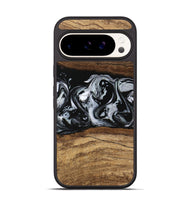 Pixel 9 Wood Phone Case - Britny (Black & White, 746435)