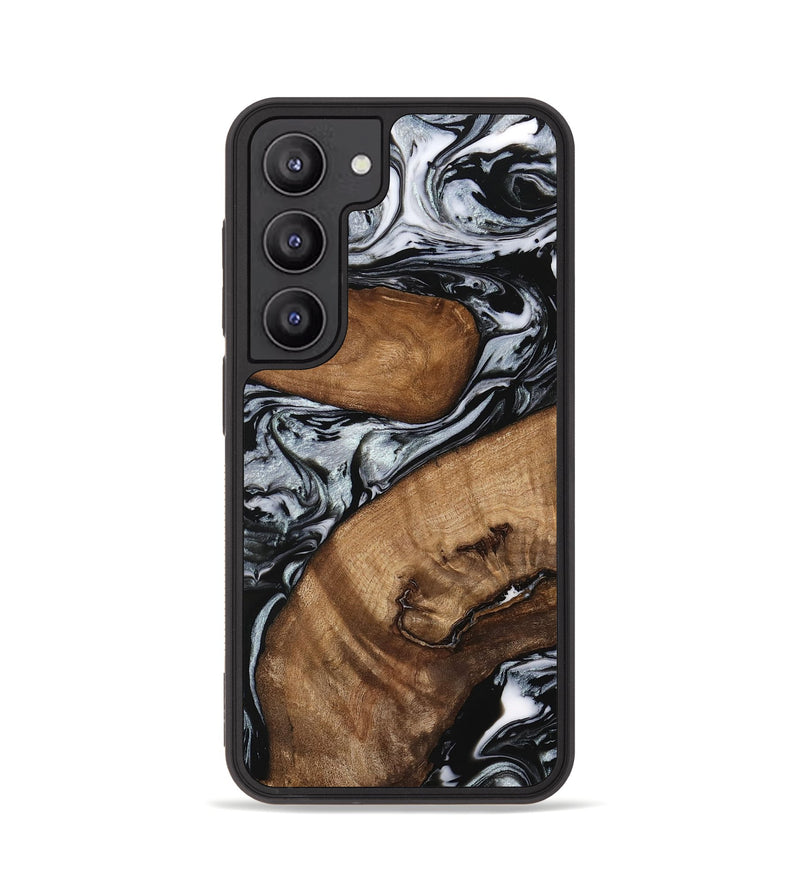 Galaxy S23 Wood Phone Case - Doretha (Black & White, 746440)