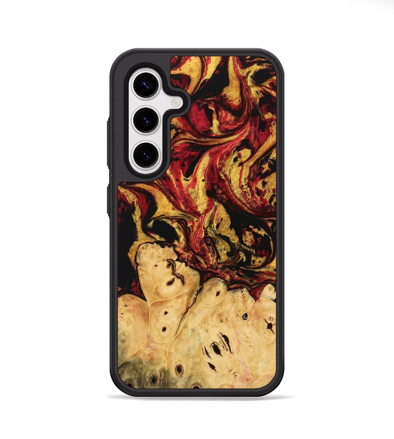 Galaxy S25 Wood Phone Case - Dillion (Red, 746441)