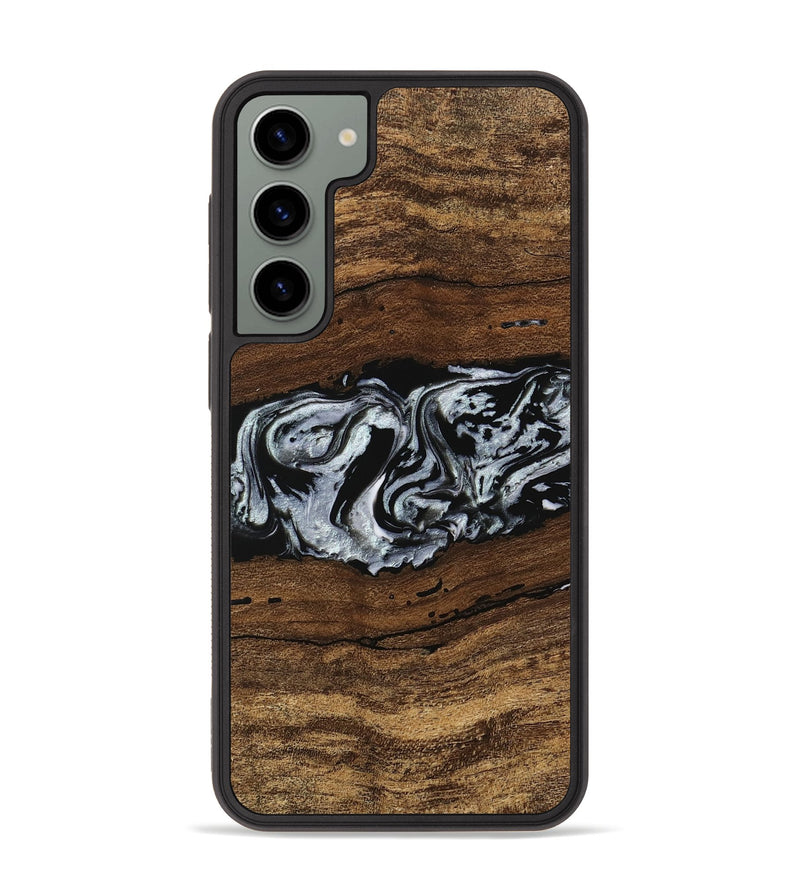 Galaxy S23 Plus Wood Phone Case - Xena (Black & White, 746442)