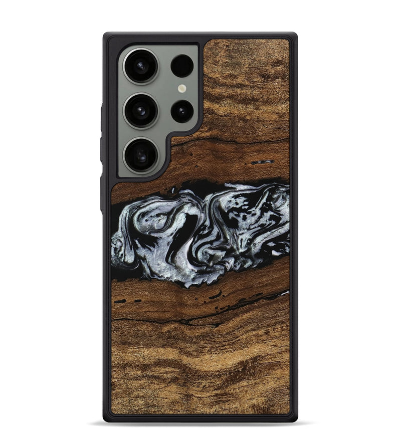 Galaxy S24 Ultra Wood Phone Case - Xena (Black & White, 746442)