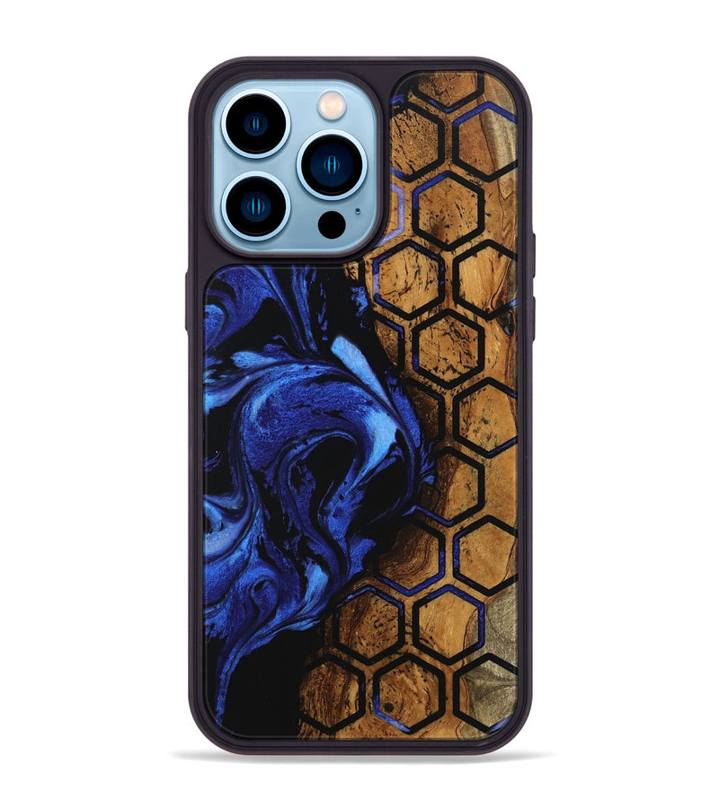 iPhone 14 Pro Max Wood Phone Case - Jaleesa (Pattern, 746444)