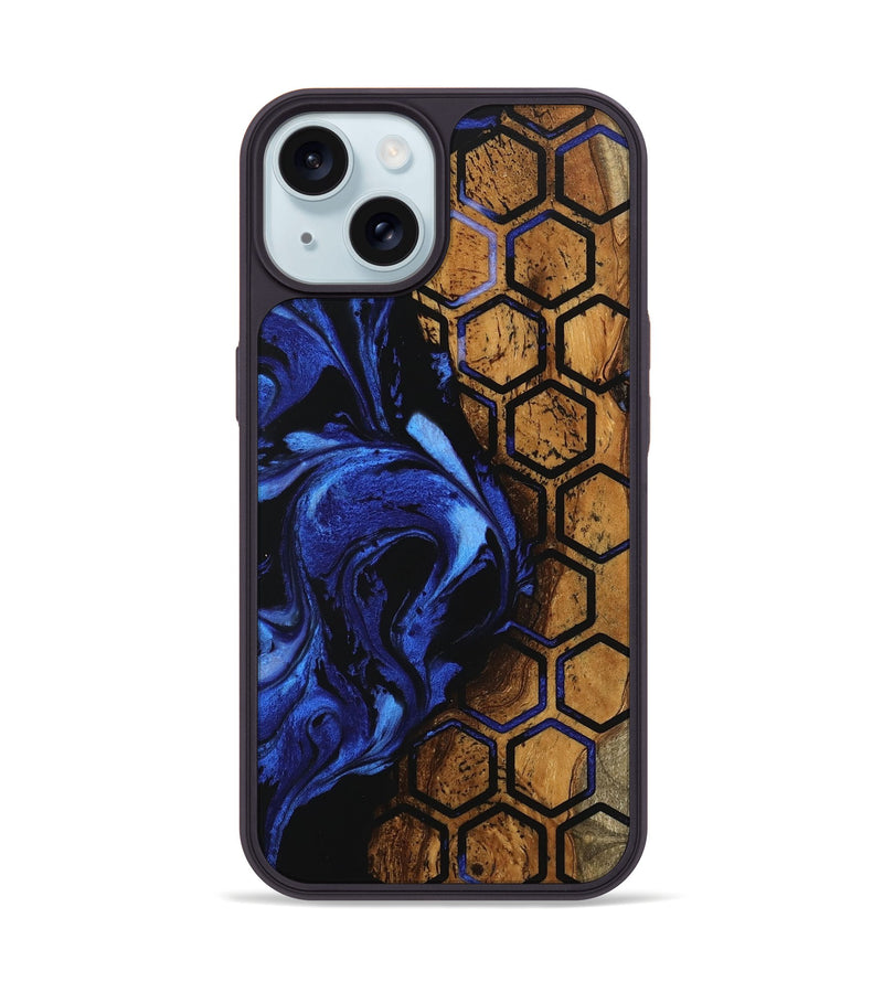 iPhone 15 Wood Phone Case - Jaleesa (Pattern, 746444)