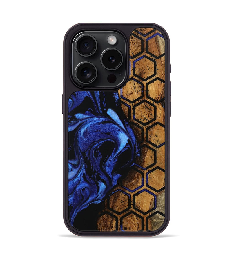 iPhone 15 Pro Wood Phone Case - Jaleesa (Pattern, 746444)