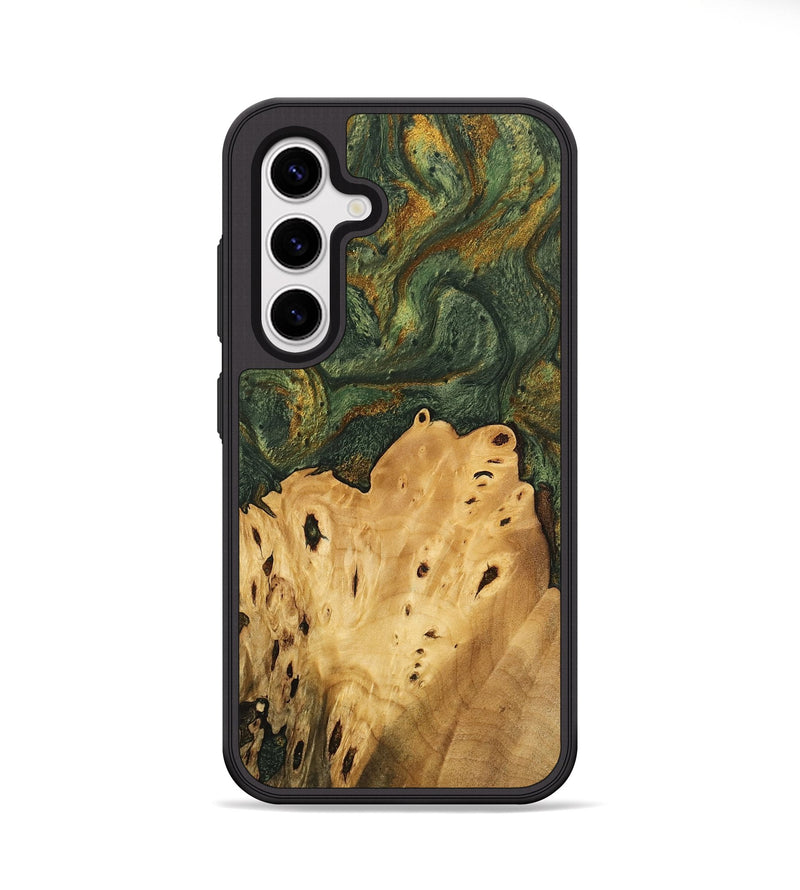 Galaxy S25 Wood Phone Case - Connor (Green, 746445)