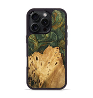 iPhone 16 Pro Wood Phone Case - Connor (Green, 746445)