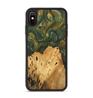 iPhone Xs Max Wood Phone Case - Connor (Green, 746445)