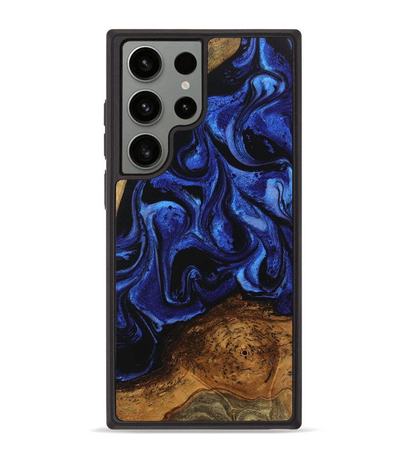 Galaxy S23 Ultra Wood Phone Case - Wendell (Blue, 746447)