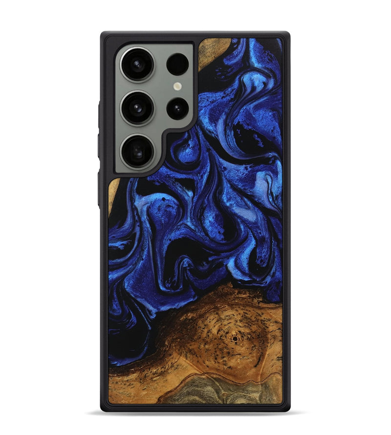 Galaxy S24 Ultra Wood Phone Case - Wendell (Blue, 746447)