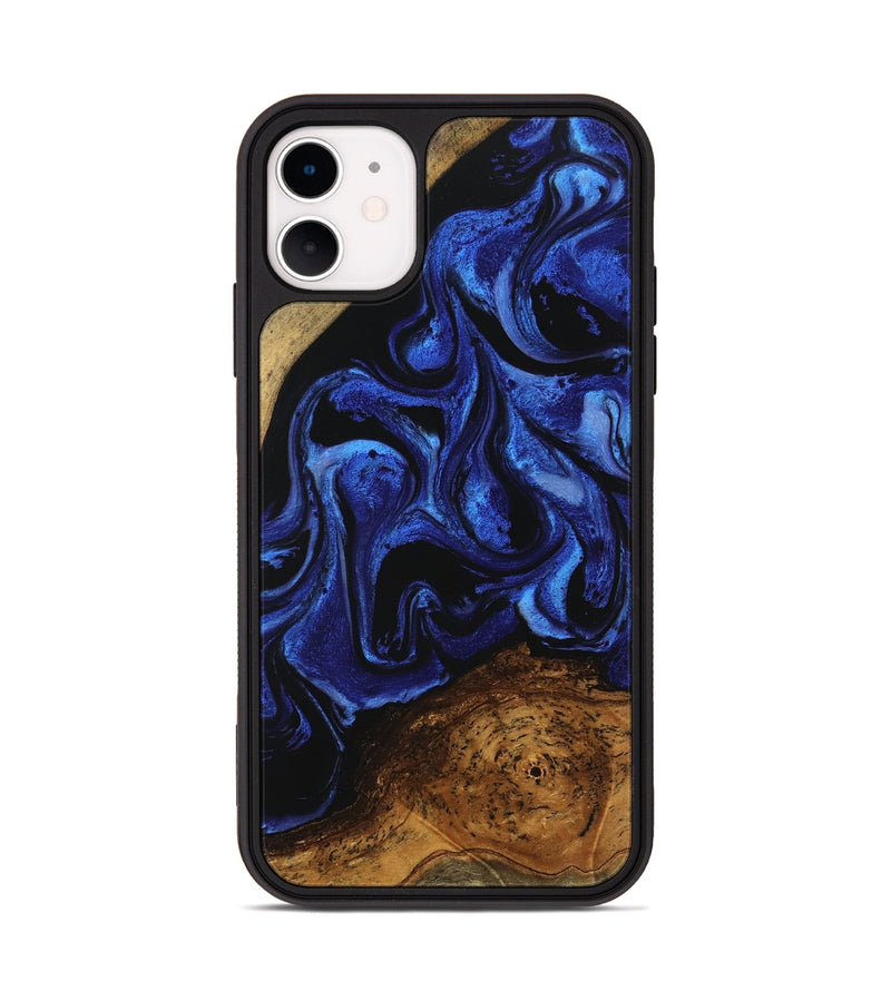 iPhone 11 Wood Phone Case - Wendell (Blue, 746447)