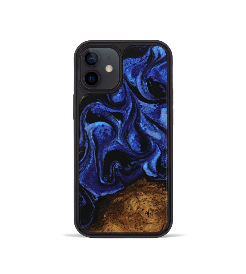 iPhone 12 mini Wood Phone Case - Wendell (Blue, 746447)