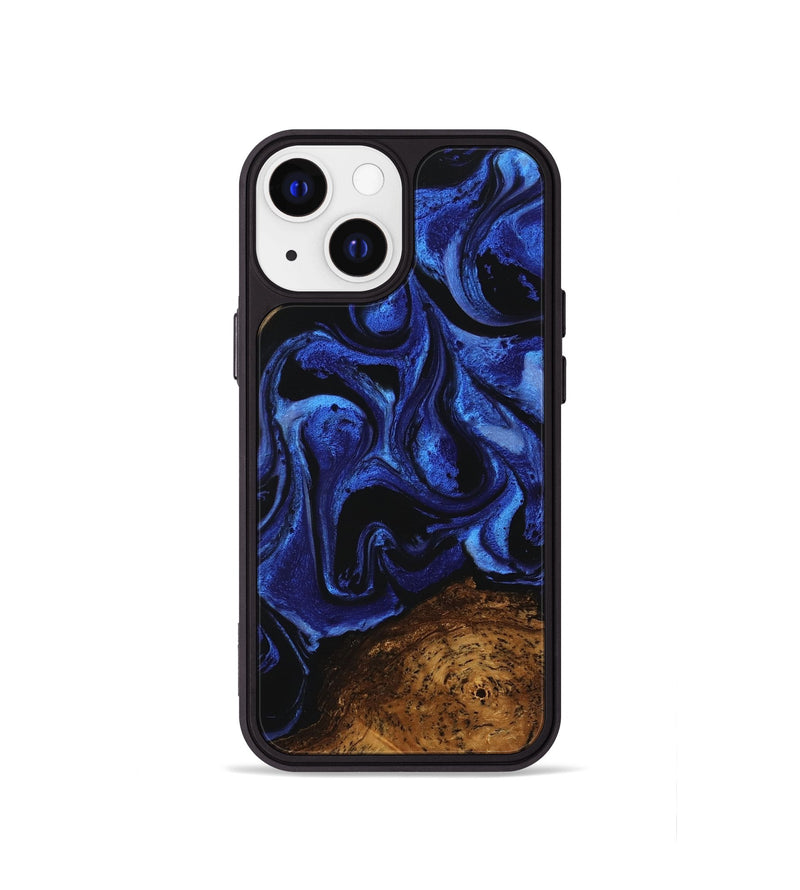 iPhone 13 mini Wood Phone Case - Wendell (Blue, 746447)