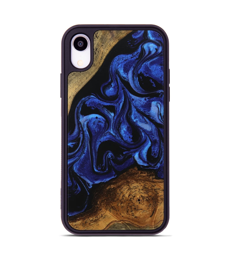 iPhone Xr Wood Phone Case - Wendell (Blue, 746447)