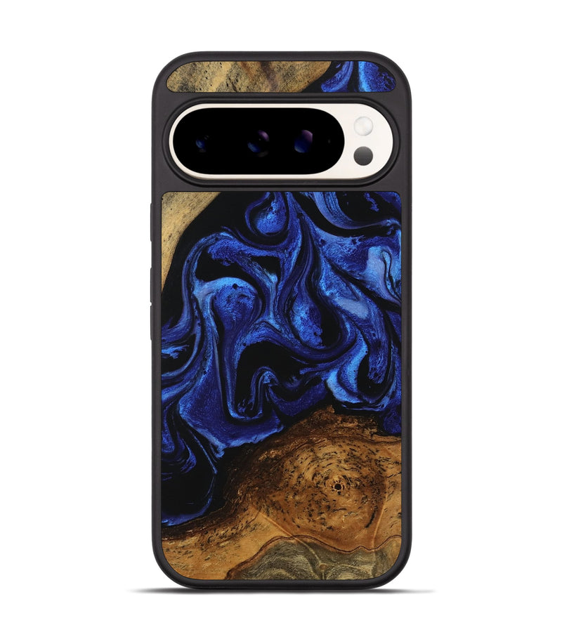 Pixel 9 Wood Phone Case - Wendell (Blue, 746447)