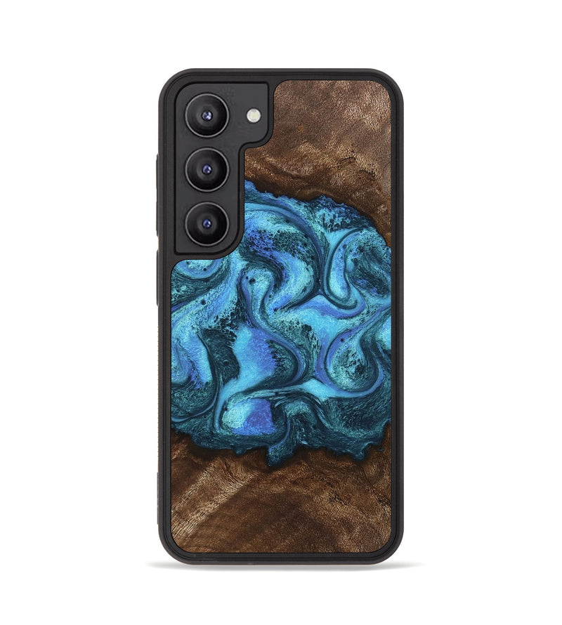 Galaxy S23 Wood Phone Case - Alaya (Blue, 746448)