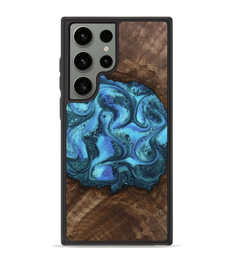 Galaxy S23 Ultra Wood Phone Case - Alaya (Blue, 746448)