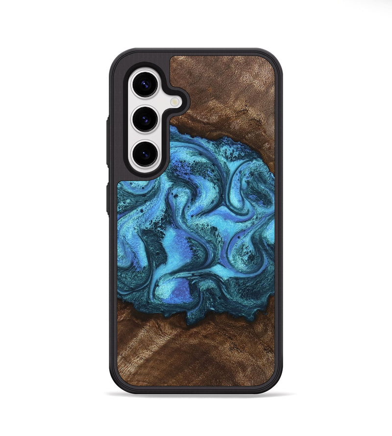 Galaxy S25 Plus Wood Phone Case - Alaya (Blue, 746448)