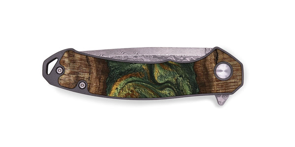 EDC Wood Pocket Knife - Bettye (Green, 746450)