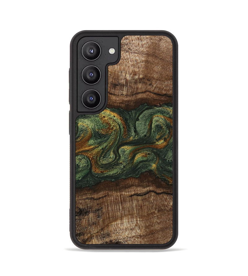 Galaxy S23 Wood Phone Case - Bettye (Green, 746450)