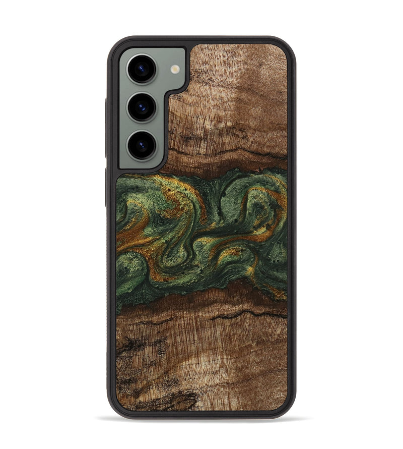 Galaxy S23 Plus Wood Phone Case - Bettye (Green, 746450)