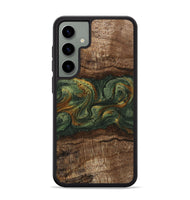 Galaxy S24 Plus Wood Phone Case - Bettye (Green, 746450)