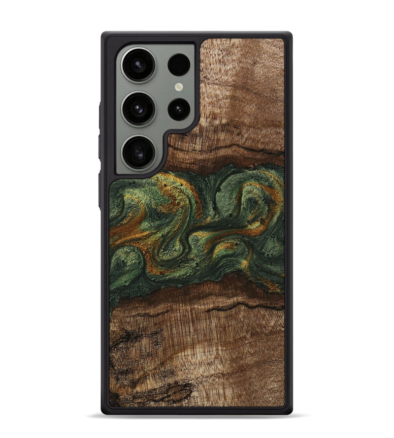 Galaxy S24 Ultra Wood Phone Case - Bettye (Green, 746450)