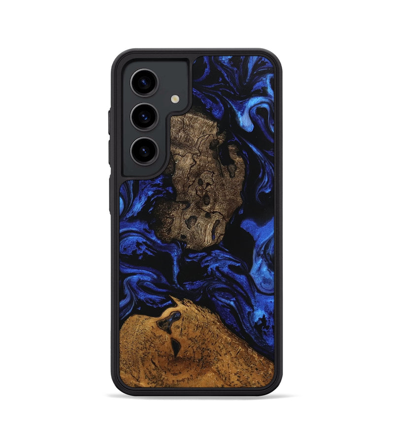 Galaxy S24 Wood Phone Case - Donn (Blue, 746456)