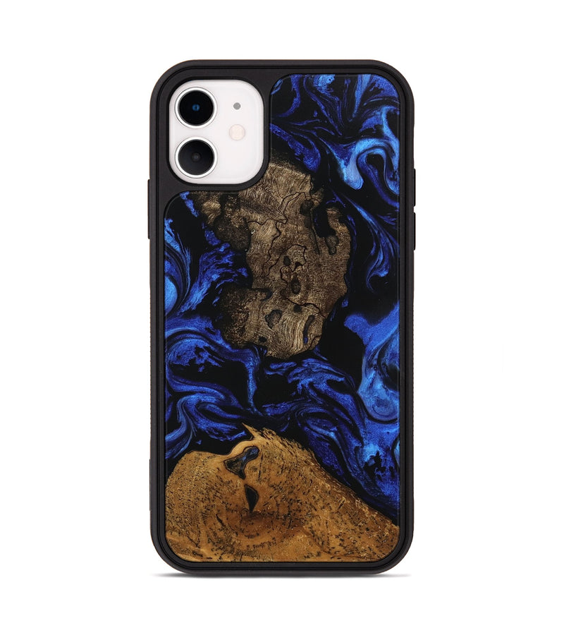 iPhone 11 Wood Phone Case - Donn (Blue, 746456)