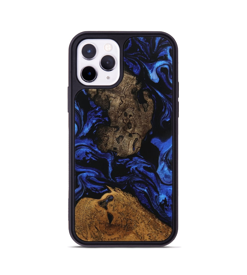 iPhone 11 Pro Wood Phone Case - Donn (Blue, 746456)