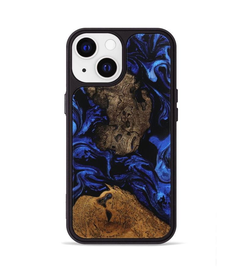 iPhone 13 Wood Phone Case - Donn (Blue, 746456)