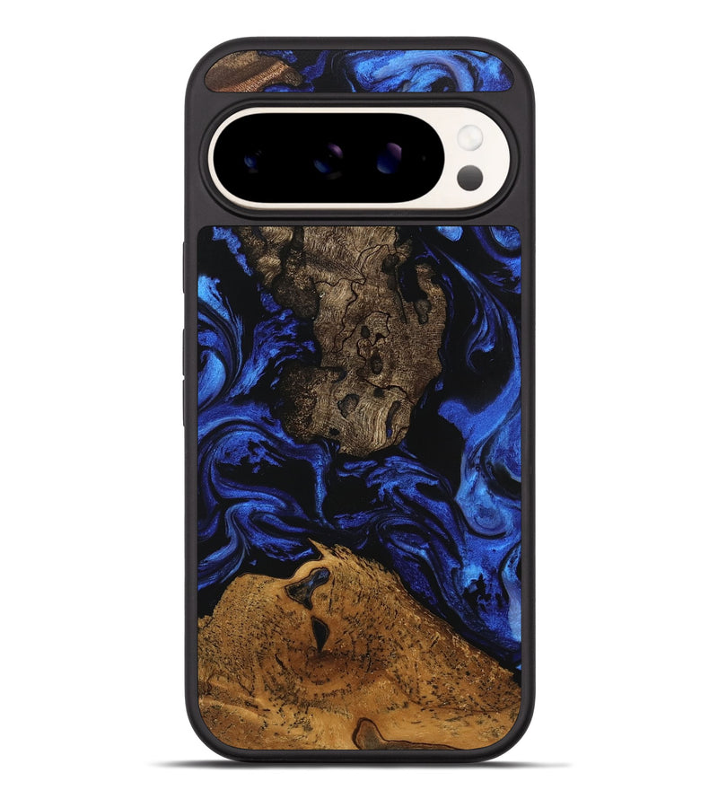 Pixel 9 Pro XL Wood Phone Case - Donn (Blue, 746456)