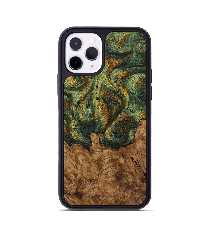 iPhone 11 Pro Wood Phone Case - Erma (Green, 746458)