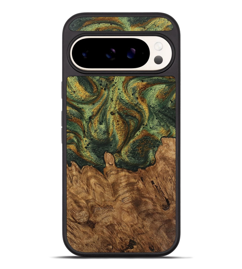 Pixel 9 Pro XL Wood Phone Case - Erma (Green, 746458)