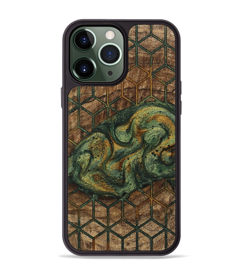 iPhone 13 Pro Max Wood Phone Case - Spencer (Pattern, 746459)