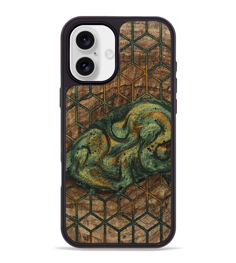 iPhone 16 Plus Wood Phone Case - Spencer (Pattern, 746459)