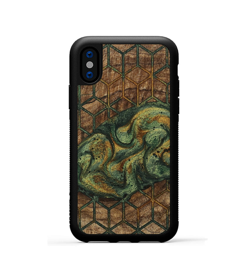 iPhone Xs Wood Phone Case - Spencer (Pattern, 746459)