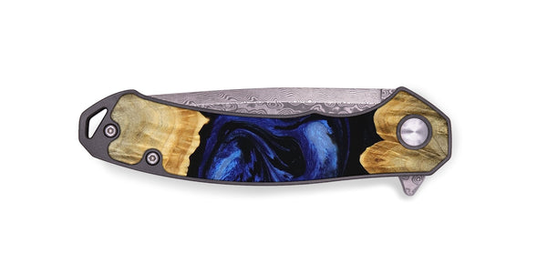 EDC Wood Pocket Knife - Billye (Blue, 746460)