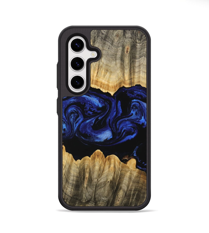 Galaxy S25 Plus Wood Phone Case - Billye (Blue, 746460)