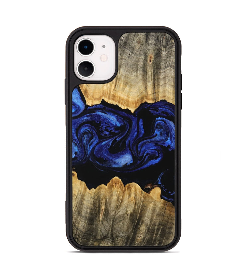 iPhone 11 Wood Phone Case - Billye (Blue, 746460)