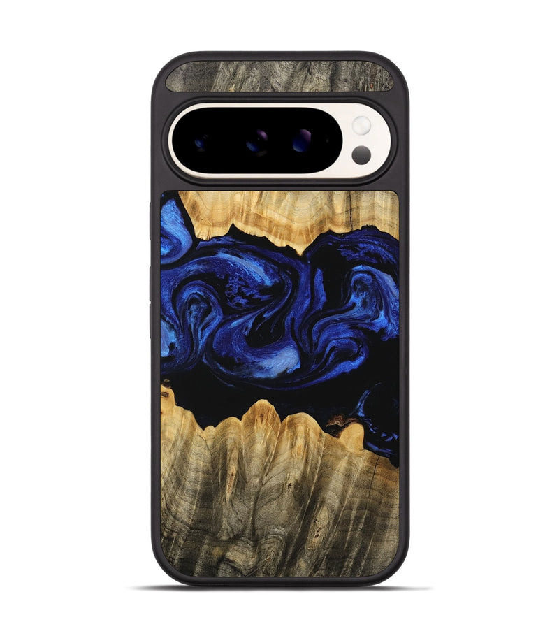 Pixel 9 Pro Wood Phone Case - Billye (Blue, 746460)