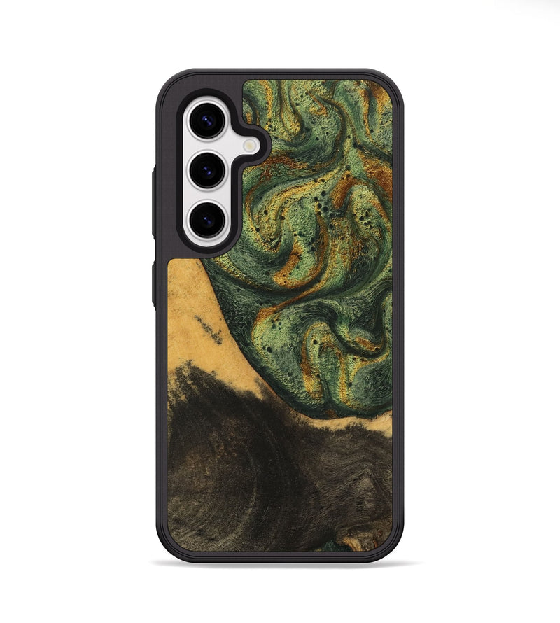 Galaxy S25 Wood Phone Case - Aryana (Green, 746462)