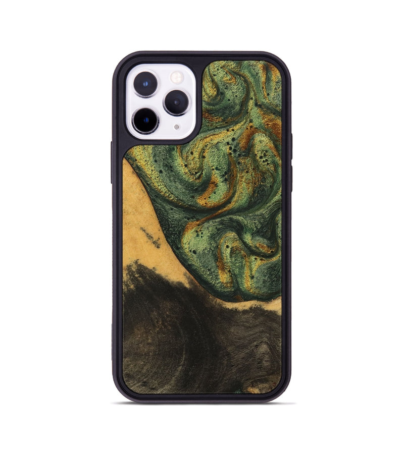 iPhone 11 Pro Wood Phone Case - Aryana (Green, 746462)