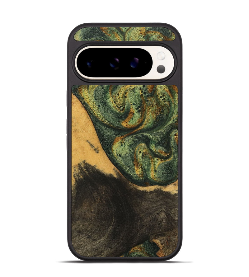 Pixel 9 Wood Phone Case - Aryana (Green, 746462)