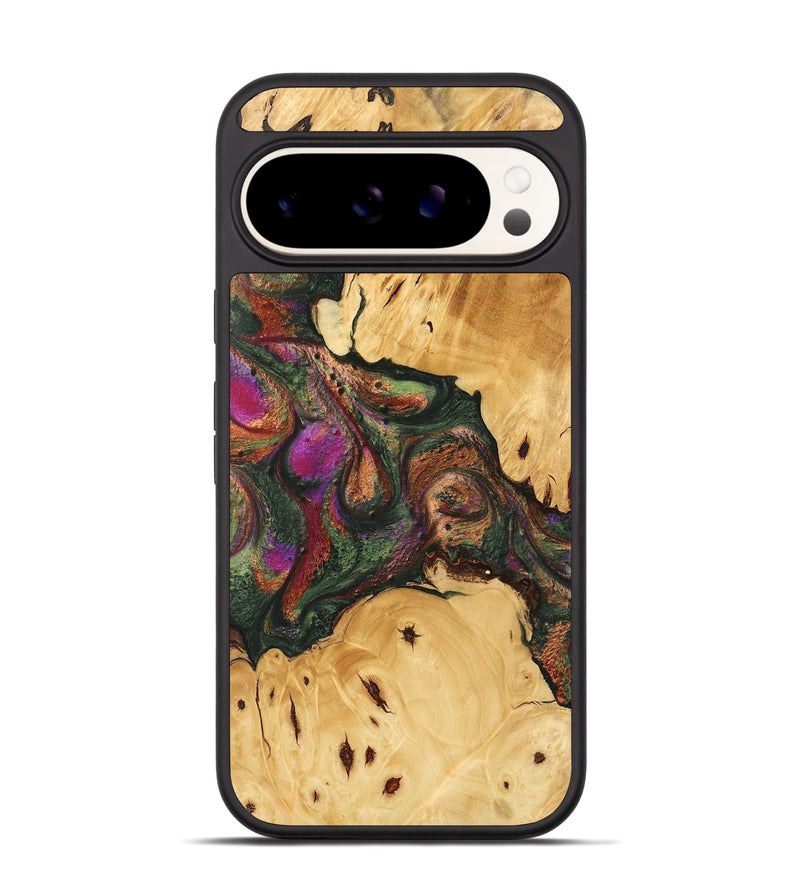 Pixel 9 Wood Phone Case - Nolan (Green, 746465)