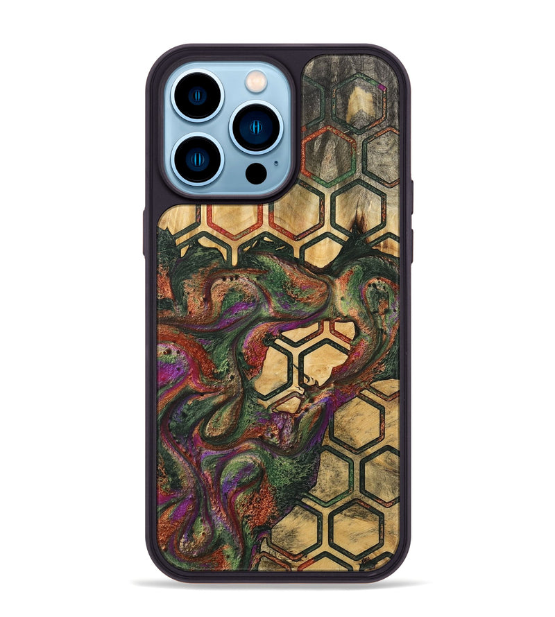 iPhone 14 Pro Max Wood Phone Case - Luz (Pattern, 746467)