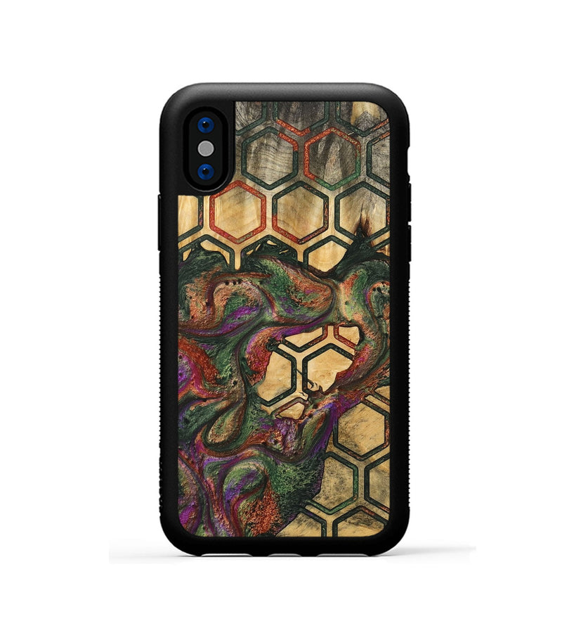 iPhone Xs Wood Phone Case - Luz (Pattern, 746467)