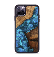 iPhone 11 Pro Max Wood Phone Case - Kevin (Blue, 746469)