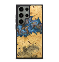 Galaxy S24 Ultra Wood Phone Case - Kyree (Teal & Gold, 746470)