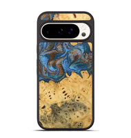 Pixel 9 Wood Phone Case - Kyree (Teal & Gold, 746470)