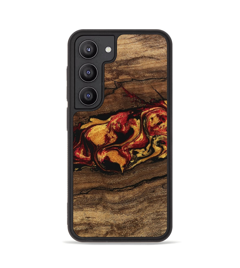 Galaxy S23 Wood Phone Case - Noble (Red, 746476)